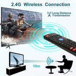 MX3 音声版 2.4GHz フライエアマウス ワイヤレスキーボード リモコン ジャイロスコープ付き
