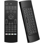 MX3-L 音声バックライト付き 2.4GHz フライエアマウス ワイヤレスキーボード リモコン、音声バックライト付き