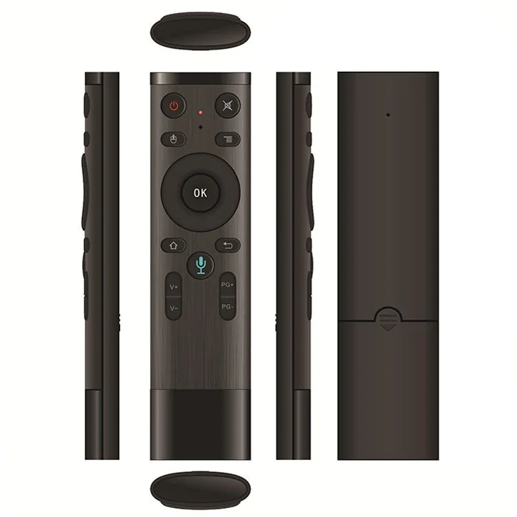 Q5 ジャイロスコープ＋音声 外国版 USB 2.4G ワイヤレス音声フライングマウス リモコン、セットトップボックス／パソコン対応、ジャイロスコープ＋音声