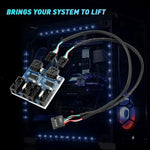 Rocketek HC427 9ピン USB2.0 ハブアダプター 1対4 スプリッター回路基板、1対4
