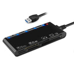 Rocketek CR7 USB3.0 多機能カードリーダー CF / XD / MS / SD / TF カード 7 イン 1、USB3.0