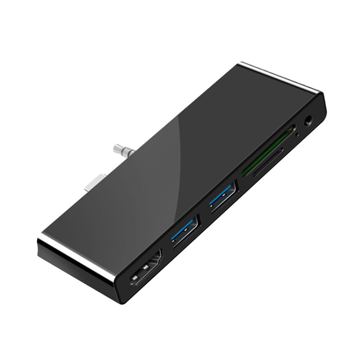 Rocketek SGO772 Type-C から USB3.0 / HDMI ハブアダプター Surface Pro GO 用、SGO772