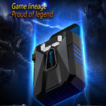 Ice Troll 5 COOLCOLD ポータブルノートパソコン冷却ファン エアクーラー 速度調整可能 高性能ノートファンコントローラー AC 220V（ブラック）