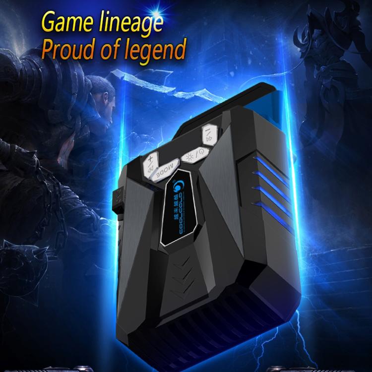 Ice Troll 5 COOLCOLD ポータブルノートパソコン冷却ファン エアクーラー 速度調整可能 高性能ノートファンコントローラー AC 220V（ブラック）