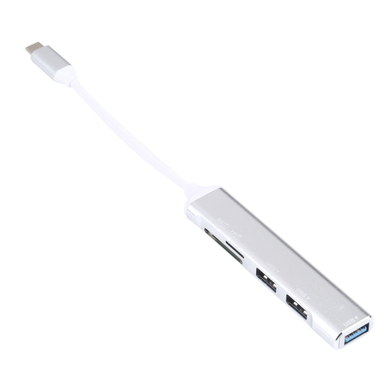 5 イン 1 USB-C / Type-C 3.1 から SD / TF カードスロット + 3 USB 3.0 ポート 多機能ドッキングステーションハブ、USB-C / Type-C 3.1