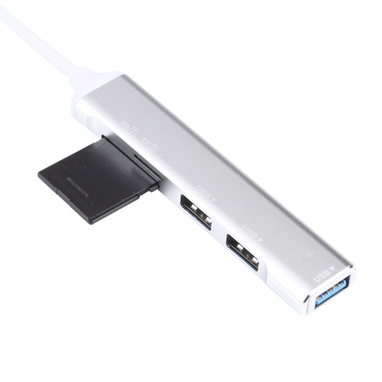 5 イン 1 USB-C / Type-C 3.1 から SD / TF カードスロット + 3 USB 3.0 ポート 多機能ドッキングステーションハブ、USB-C / Type-C 3.1