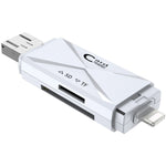 ADS-208 8ピン+USB+マイクロUSB 多機能カードリーダー