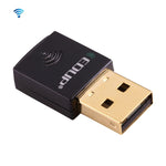 EDUP EP-AC1619 ミニワイヤレスUSB 600Mbps 2.4G / 5.8GHz 150M+433M デュアルバンドWiFiネットワークカード ノートブック / ラップトップ / PC用、EP-AC1619 600Mbps（ホワイト）、EP-AC1619 600Mbps（ブラック）