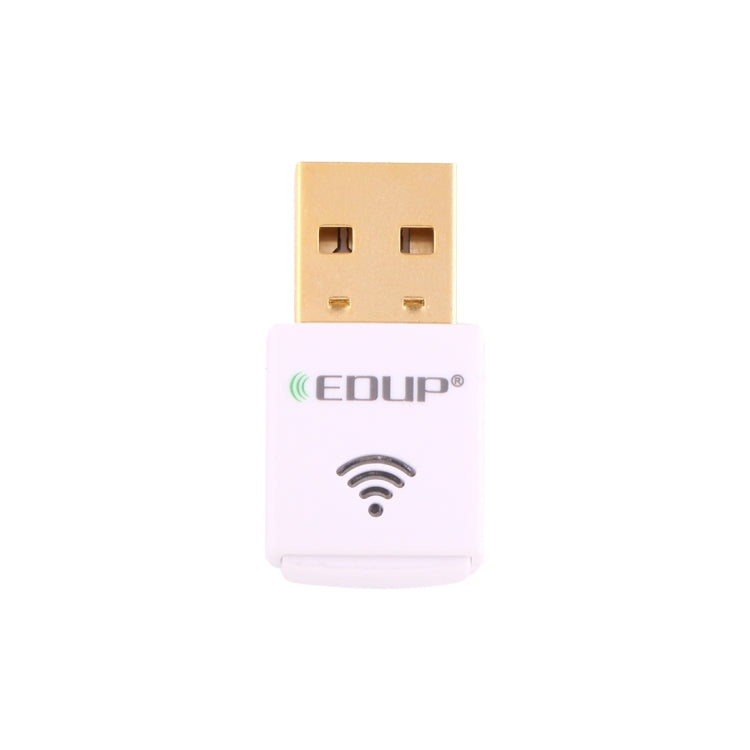 EDUP EP-AC1619 ミニワイヤレスUSB 600Mbps 2.4G / 5.8GHz 150M+433M デュアルバンドWiFiネットワークカード ノートブック / ラップトップ / PC用、EP-AC1619 600Mbps（ホワイト）、EP-AC1619 600Mbps（ブラック）