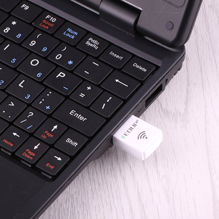 EDUP EP-AC1619 ミニワイヤレスUSB 600Mbps 2.4G / 5.8GHz 150M+433M デュアルバンドWiFiネットワークカード ノートブック / ラップトップ / PC用、EP-AC1619 600Mbps（ホワイト）、EP-AC1619 600Mbps（ブラック）