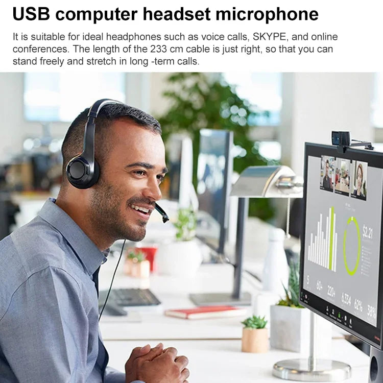 Logitech H390 USB 有線ヘッドセット ステレオヘッドホン ノイズキャンセリングマイク付き