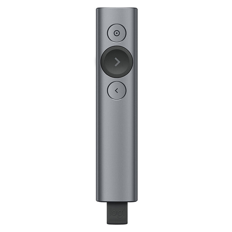 Logitech Spotlight 2.4GHz USBワイヤレスプレゼンター PPTリモコンフリップペン, Spotlight (グレー), Spotlight (ゴールド)