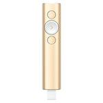 Logitech Spotlight 2.4GHz USBワイヤレスプレゼンター PPTリモコンフリップペン, Spotlight (グレー), Spotlight (ゴールド)