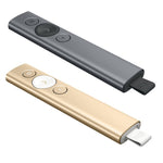 Logitech Spotlight 2.4GHz USBワイヤレスプレゼンター PPTリモコンフリップペン, Spotlight (グレー), Spotlight (ゴールド)