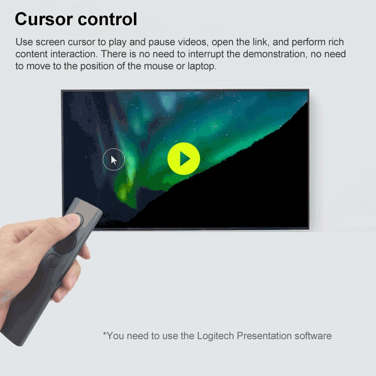 Logitech Spotlight 2.4GHz USBワイヤレスプレゼンター PPTリモコンフリップペン, Spotlight (グレー), Spotlight (ゴールド)