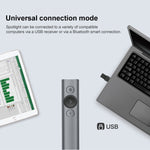 Logitech Spotlight 2.4GHz USBワイヤレスプレゼンター PPTリモコンフリップペン, Spotlight (グレー), Spotlight (ゴールド)