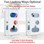自己管理スマートフォンロックタイミングボックス、lock01ホワイト