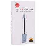 TH001 USB-C / Type-C オス to HDTV メス 4K UHD アダプター, TH001（グレー）, TH001（レッド）