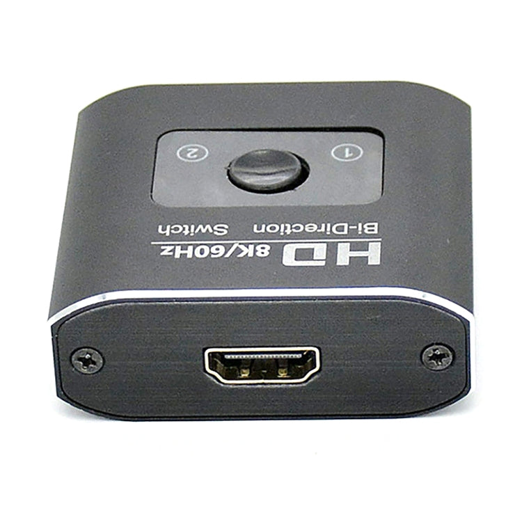 ST0003 2 in 1 出力8K HDMIスイッチャー 双方向ビデオコンバーター、8K 60Hz ブラック
