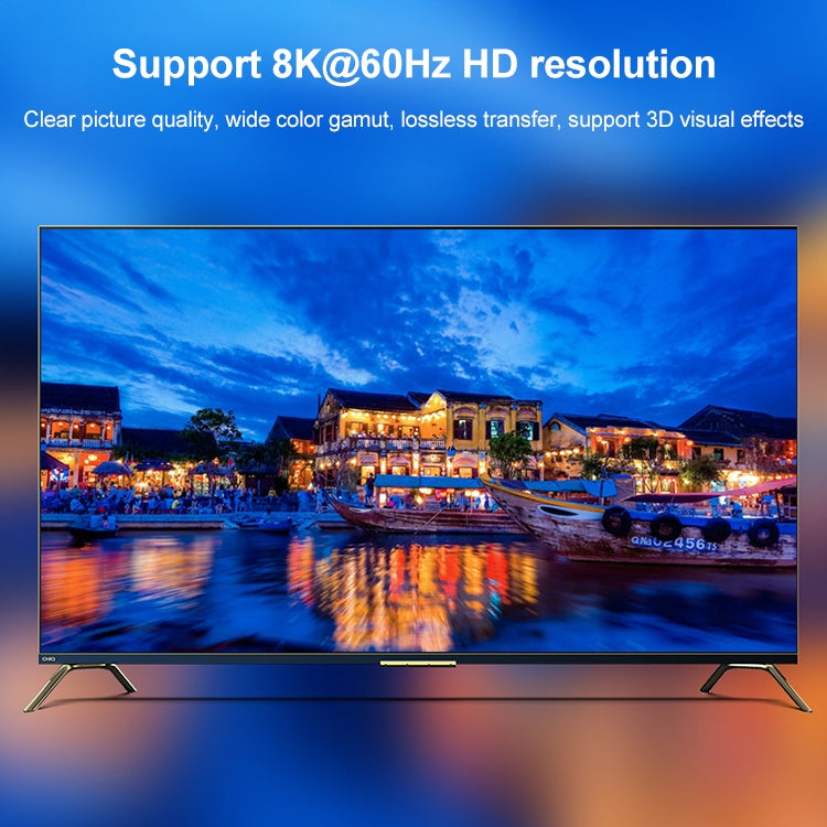 ST0003 2 in 1 出力8K HDMIスイッチャー 双方向ビデオコンバーター、8K 60Hz ブラック