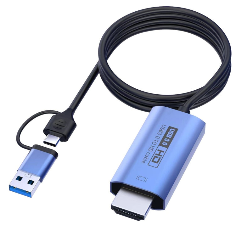 V05E USB 3.0 + USB-C / Type-CからHDMIアダプターケーブル、V05E