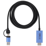 V05E USB 3.0 + USB-C / Type-CからHDMIアダプターケーブル、V05E