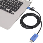 V05E USB 3.0 + USB-C / Type-CからHDMIアダプターケーブル、V05E