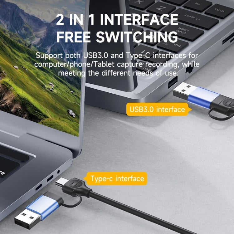 V05E USB 3.0 + USB-C / Type-CからHDMIアダプターケーブル、V05E