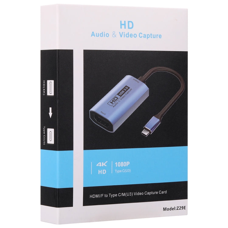 Z29E HDMI/F メス to USB-C / Type-C/M オス HDビデオキャプチャーカード、Z29E