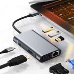BYL-2111U3 7in1 USB-C / Type-C to USB ドッキングステーションハブアダプター BYL-2111U3