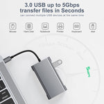 BYL-2111U3 7in1 USB-C / Type-C to USB ドッキングステーションハブアダプター BYL-2111U3