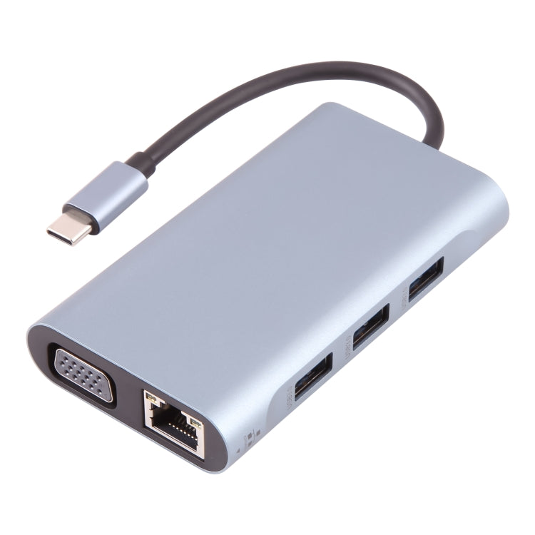 BYL-2111 7in1 USB-C / Type-C to USB ドッキングステーションハブアダプター BYL-2111