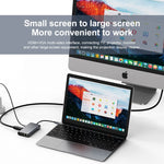 BYL-2111 7in1 USB-C / Type-C to USB ドッキングステーションハブアダプター BYL-2111
