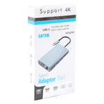 BYL-2111 7in1 USB-C / Type-C to USB ドッキングステーションハブアダプター BYL-2111