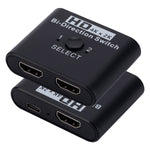 2入力1出力 4K HDビデオ双方向HDMIスイッチャー SL