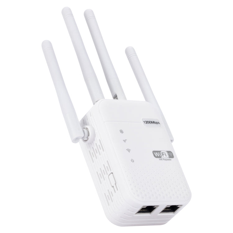 ZX-R08 1200Mbps 2.4G/5G デュアルバンドWiFiリピーター信号増幅器 WISP屋外ルーター、米国プラグ、1200Mbps