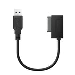 プロフェッショナルUSB 3.0から7+6ピンスリムラインSATAケーブルアダプターインジケーター、USB 3.0