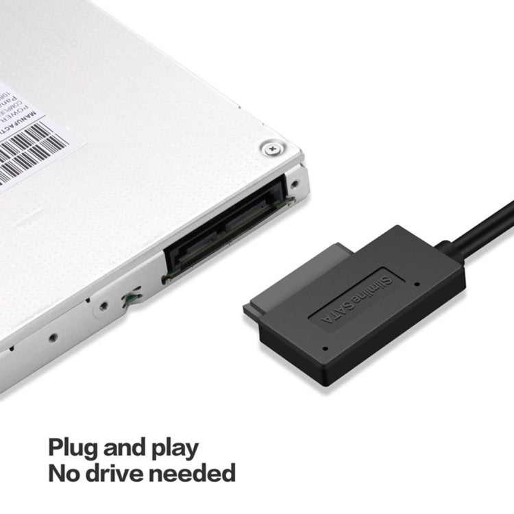 プロフェッショナルUSB 3.0から7+6ピンスリムラインSATAケーブルアダプターインジケーター、USB 3.0