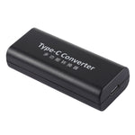 DC 5.5 x 2.1mm 電源ジャックメスからUSB-C / Type Cメス電源コネクターアダプター 30cm USB-C / Type Cケーブル付き 5.5x2.1mm