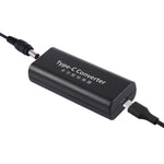 DC 5.5 x 2.1mm 電源ジャックメスからUSB-C / Type Cメス電源コネクターアダプター 30cm USB-C / Type Cケーブル付き 5.5x2.1mm