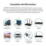 100個/パック Cat6e シールドなしパススルー RJ45コネクタ モジュラープラグ、Cat6e シールドなしパススルー