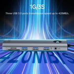 ORICO PW11-8PC Type-C / USB-C 8-in-1 5Gbps多機能ドッキングステーション、PW11-8PC