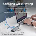 ORICO PW11-8PC Type-C / USB-C 8-in-1 5Gbps多機能ドッキングステーション、PW11-8PC
