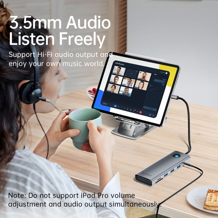 ORICO PW11-8PC Type-C / USB-C 8-in-1 5Gbps多機能ドッキングステーション、PW11-8PC