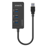ORICO HR01-U3 ABS製 3ポート USB3.0 HUB スプリッター 外付けRJ45ギガビットイーサネットネットワークカード 5Gbps ノートパソコン/デスクトップ/ウルトラブック対応