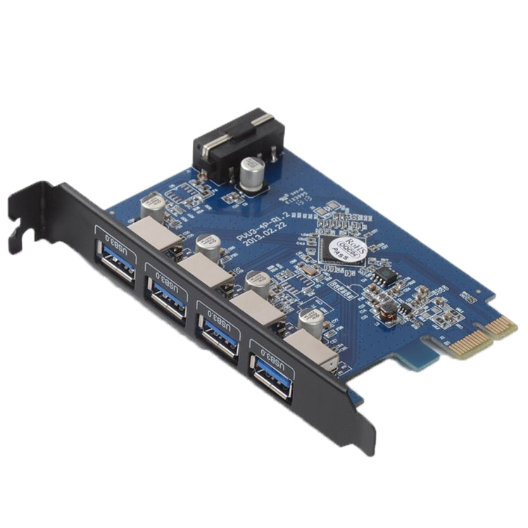 ORICO PVU3-4P デスクトップ用4ポート USB3.0 PCIエクスプレスカード、4ポート USB3.0