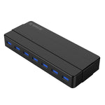ORICO H7928-U3 ABS素材 デスクトップ用7ポート USB 3.0 HUB 1mケーブル付き、USB 3.0