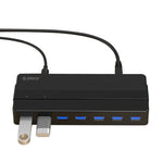 ORICO H7928-U3 ABS素材 デスクトップ用7ポート USB 3.0 HUB 1mケーブル付き、USB 3.0