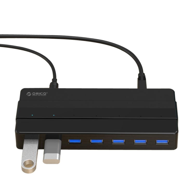 ORICO H7928-U3 ABS素材 デスクトップ用7ポート USB 3.0 HUB 1mケーブル付き、USB 3.0