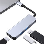 2011N 3イン1 USB 3.0 x2 + HDMI 多機能 Type-C / USB-C HUB ドッキングステーション、2011N USB 3.0 x2 + HDMI